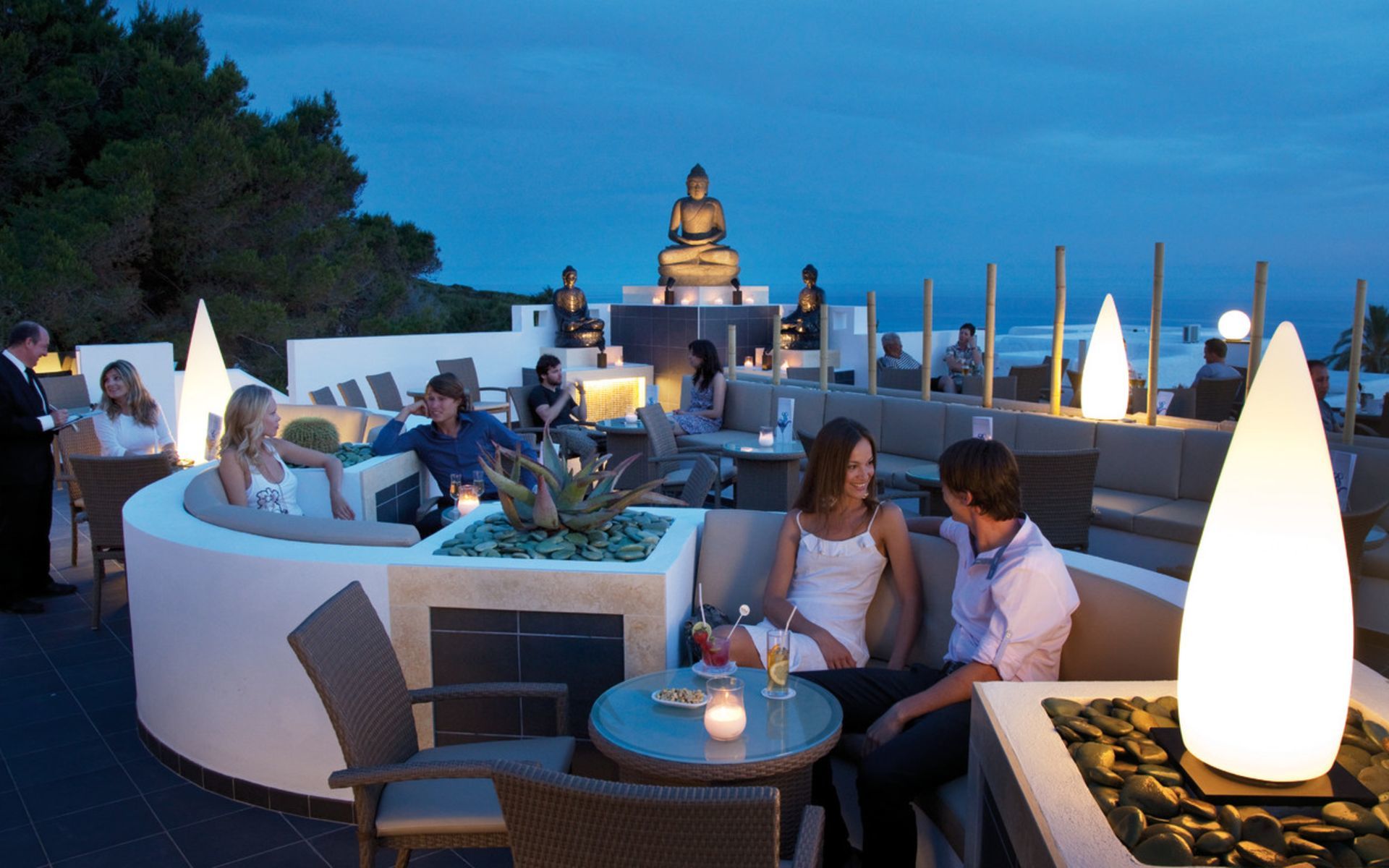 Riu La Mola Hotel Playa Migjorn Bagian luar foto