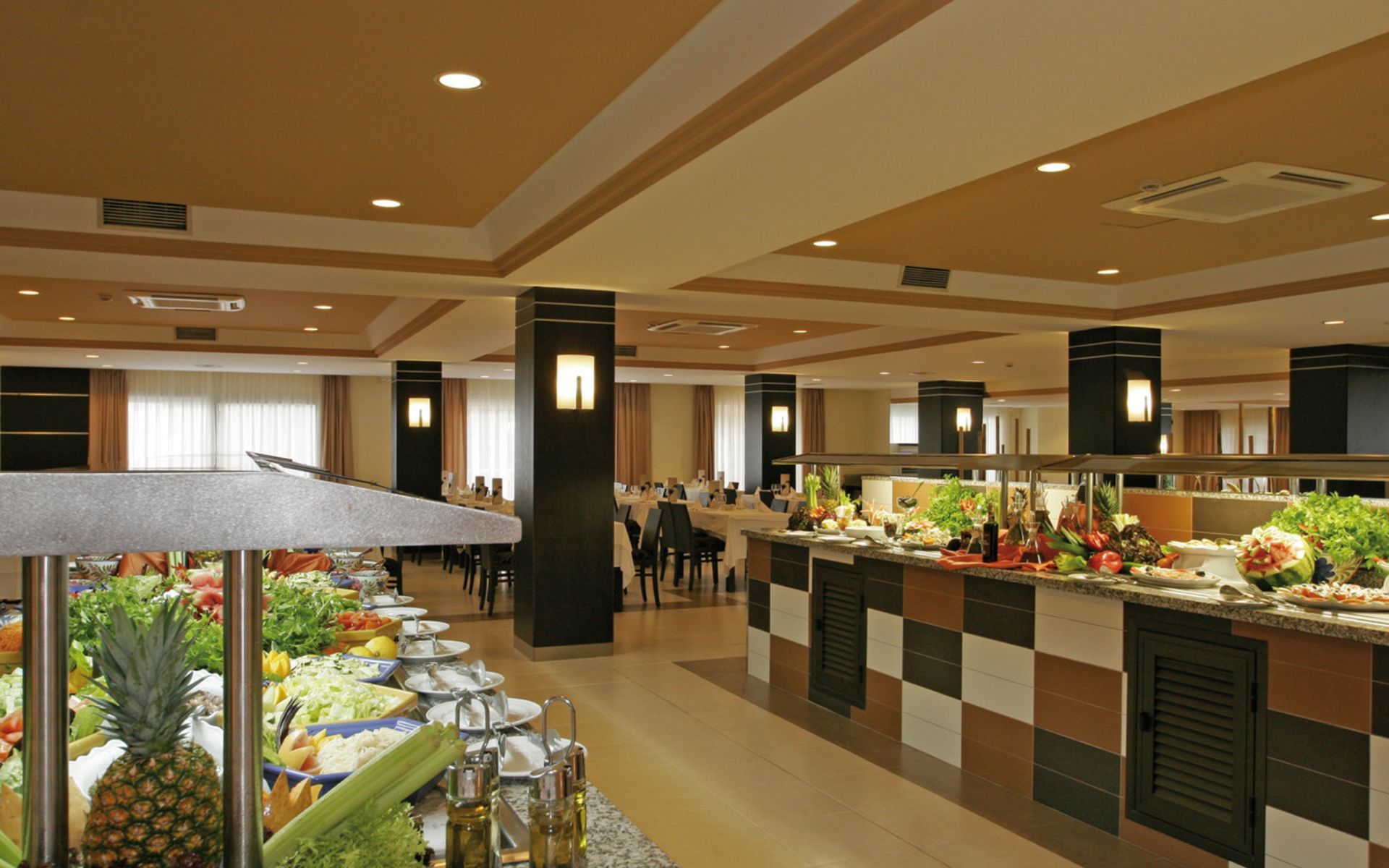 Riu La Mola Hotel Playa Migjorn Bagian luar foto